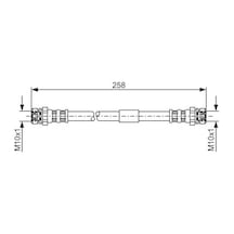 Bosch 1987481369 Fren Hortumu Arka 1t0611775 1t0611775a 5c0611775d
