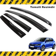 Skoda Fabia Mügen Cam Rüzgarlığı 2014-2020 Arası 4 Lü Set N11.19022
