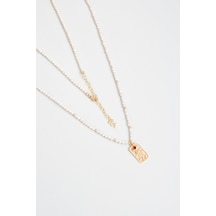 Rose 18 Ayar Sarı Altın Kaplama 45 Cm Gümüş İnci Kolye Sarı Rose 18 Ayar Sarı Altın Kaplama 45 Cm Gümüş İnci Kolye Sarı