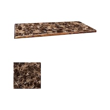 Laminat Masif Kenar Masa Tablası 80x120 - Karacabey Marble Çok Renkli Laminat Masif Kenar Masa Tablası 80x120 - Karacabey Marble Çok Renkli