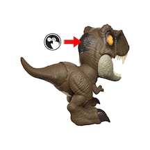 Jurassic World İnteraktif T-rex Figürü Açık Bej - Hardal