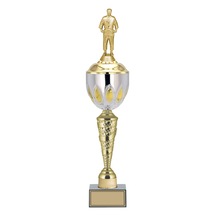 Odak Kupa - Figürlü Kupalar - Judo / Karate Figürlü Kupalar Fg-085 C - 56 Cm Altın - Beyaz