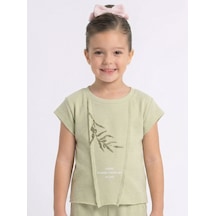 Xo Kids Kız Çocuk Tişort 4-8 Yaş 38510 Yeşil