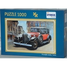 Nostaljik Araba 1000 Parça Puzzle (68x48)