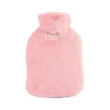 Peluş Kapaklı 1000ML Doldurulabilir Sıcak Su Torbası Pembe