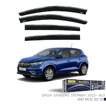 Dacia Sandero Stepway 2022 Sonrası Kromlu Cam Rüzgarlığı