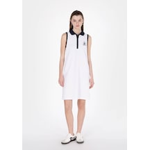 Colin's Colins Slim Fit Nakışlı Kadın Beyaz Kolsuz Elbise Cl1073048 Q1.v1 Wht Beyaz