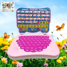 Eğitici Sesli Pembe-mavi Oyuncak Bilgisiyar