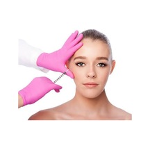 Pembe Pudrasız Nitril Muayene Eldiveni 100 Lük Medium - 100