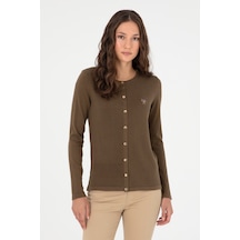 U.s. Polo Assn. Kadın Haki Hırka Triko 50288991-vr027 Haki