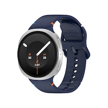 Samsung Galaxy Watch 9 44mm 40mm İle Uyumlu Metal Tokalı Spor Silikon Kordon