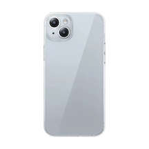 Baseus İphone 15 Schott Serisi Şeffaf Silikon Kılıf + Tempered Ekran Koruyucu Set- 5775 Mh-hs6127-3330