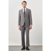 İmza Gri Kendinden Desenli Bez Ayağı Mono Yaka Tam Astar Çift Yırtmaç 2 Düğme 4 Drop Comfort Fit Classic Takım Elbise 1001245161 Gri İmza Gri Kendinden Desenli Bez Ayağı Mono Yaka Tam Astar Çift Yırtmaç 2 Düğme 4 Drop Comfort Fit Classic Takım Elbise 1001245161 Gri