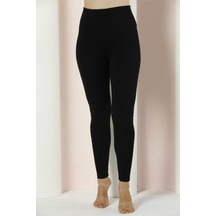 Kota Kadın Tayt Düz Siyah Smsiyah S/M Siyah