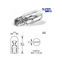 Super Light T15 Dipsiz Halojen Park Ampulü 12v 5w 1 Adet