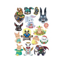 Tavşan Sticker Set 8 16 Parça Telefon, Tablet, Defter, Laptop Sticker