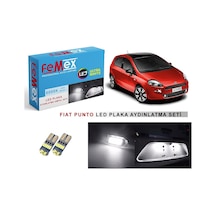 Fiat Punto Led Plaka Aydınlatma Ampul Seti Femex Parlak Beyaz