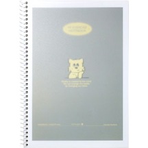 Morning Glory 3500 Çizgisiz Defter 25,4x18,4 Cm Fildişi 14000-88743 Çok Renkli