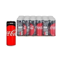 Coca Cola Slim Kutu Zero 250 Ml 24 Lü