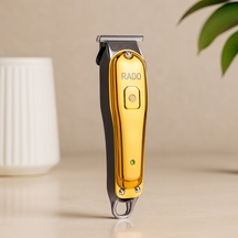 Usb Şarjlı Saç Ve Sakal Kesme Makinesi - T-bıçak, Metal Kaplama