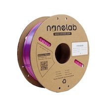 Nanelab Çift Renkli Silk Pla Filament - Mavi - Kırmızı - 1.75mm - 1kg