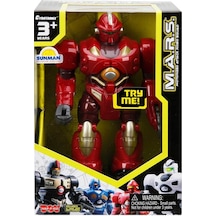 M.a.r.s. Sesli Ve Işıklı Yürüyen Robot 18 Cm.