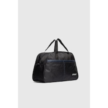 Strong Bag Büyük Boy Spor Seyahat Çantası Antrenman Gym Fitness Çantası Valiz El Çantası Siyah Siyah