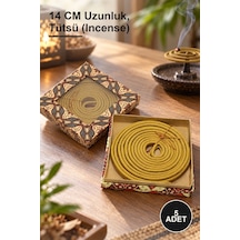 5 Adet Endonezya Kutulu Tütsü 14 Cm Uzunluk, Tütsü Incense
