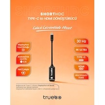 Truebo Shorthdc Usb-c To Hdmı Dönüştürücü