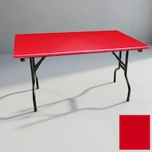 Banket Katlanır Masa Werzalit, Allzalit. Vermodin Tabla 80x140 - Kırmızı Çok Renkli