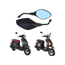Motosiklet Ayna Takımı -uyumlu- Kuba Blueberry / Bluebird 50 Ayna Takım