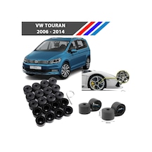 Otozet - Vw Touran Bijon Civata Kapağı Siyah Renk 20 Adetli Set 17mm 1k06011739b9