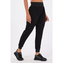 Scorp Relax Kadın Spor Eşofman Altı Siyah Standart Siyah