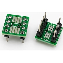 8 Pinli So Msop Tssop Soıc Sop8'yi Dıp8'e Dönüştürücü Adaptör Kart