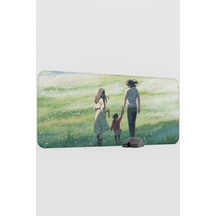 Suzume Anime V2 - 90x40 Xxl Gaming Kauçuk Kaymaz Taban Mouse Pad Fare Altlığı