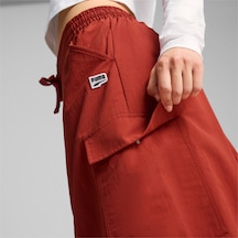 Puma Downtown Kadın Kargo Midi Etek 626656 63 Kırmızı