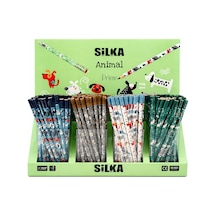 Silka Triangular Jumbo Üçgen Kalem 4 Adet Çok Renkli