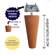 Konik Ayak 18 Cm Koltuk Baza Tv Ünitesi Ayağı Çap4.6
