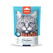 Wanpy Tavuklu & Morina Balıklı Kedi Ödülü 80 G