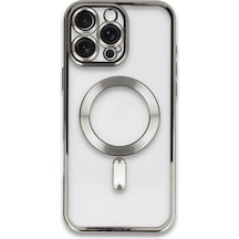 Mey İthalat Apple Uyumlu iPhone 16 Pro Max Kılıf Kross Magneticsafe Kapak - Titan Gri