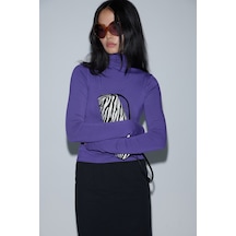 Suud Collection Mor Boğazlı Body