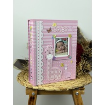 Rabsev Rs031 Bebek Fotoğraf Albümü 10x15 CM 200 Fotoğraf Kapasiteli Kutulu Lüx Bebek Albüm