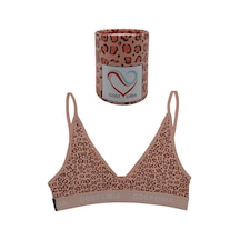 - Leopard Desenli Kadın Bralet SOMON