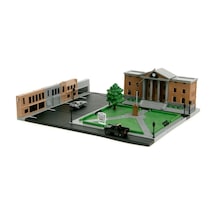 Geleceğe Dönüş Saat Kulesi Nano Sahnesi Diorama Modellemesi