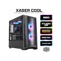 Xaser Cool X60 R5-7500X3XD 32 GB 1 TB SSD 8 GB RTX5060 Dos Masaüstü Oyuncu Bilgisayarı