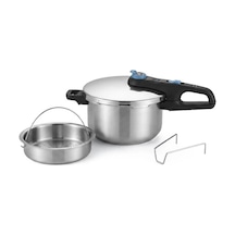 Tefal Secure Trendy Buhar Apartlı Düdüklü Tencere 4l P2580402 Çok Renkli