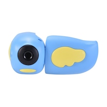 Yunboo Çocuklar İçin Eğlenceli 720p Video Kamera - Otomatik Odaklama Ve 32gb Hafıza Desteği Mavi