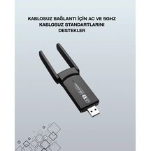 Yüksek Hızlı 5g Destekli Ağ Adaptörü Realtek Chipsetli