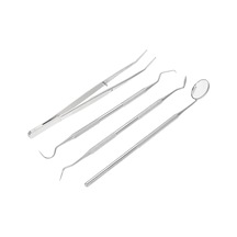 Samdoo Stainless Steel Diş Bakımı Aleti Seti - Profesyonel Dişçi Gereçleri: Ayna, Prob, Skaler Ve Pinçer İle Evde Diş Temizliği Ve Kontrolü