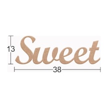 Ahşap Sweet Yazısı Ds-115